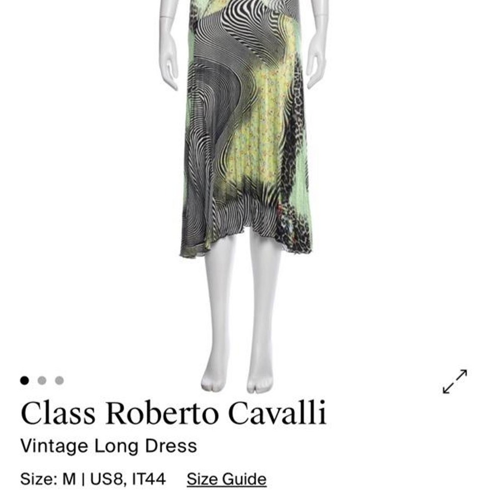 Cavalli Vintage Patchwork Dress w/ Lace Up Back - Picture 3 of 8